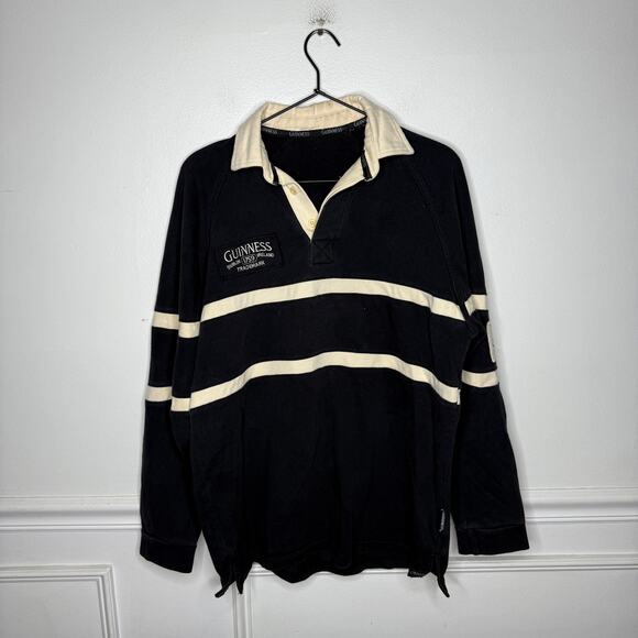 Guinness Traditional Rugby Jersey Mens Medium - Picture 1 of 10